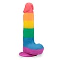 Miniatyrbild 1 av 4: Sexleksak - Pride - Realistisk sugkoppsdildo 19.0cm - Silikon - Svart - Anus - Anal - Medium
