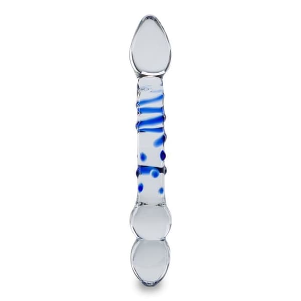 Glasdildo - Förhäxad - Anal - Reliefdesign - Hypoallergen