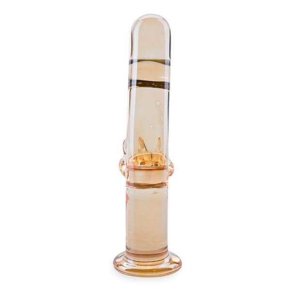 Glas dildo vibrerande Mr Pleasure - för män och kvinnor