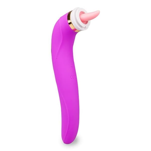 Vulva pump med tunga och Destiny vibrator