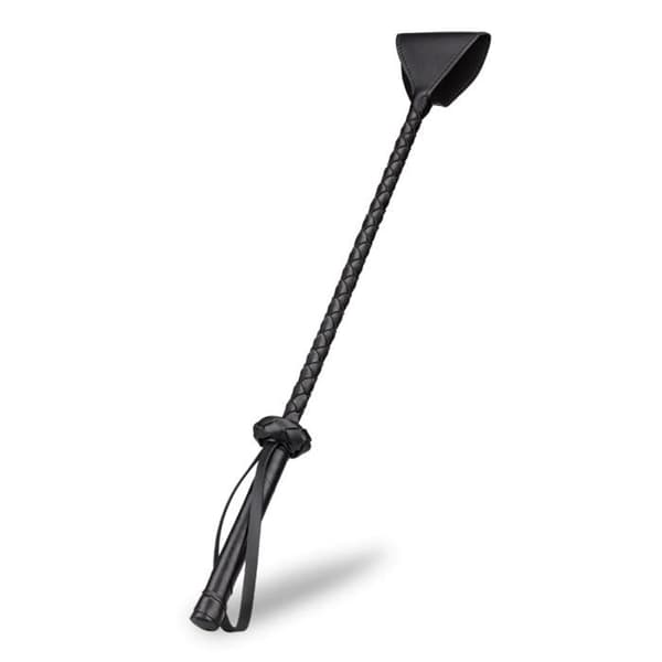 Maskerad BDSM piska - Svart - Erotiskt tillbehör - Handledsrem - 52,0 cm