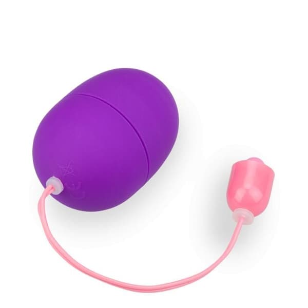 Wiggle Silicone Vibrating Egg - S med trådbunden fjärrkontroll och 10 vibrationslägen