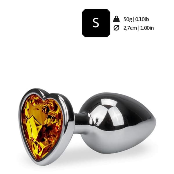 Rosebud Heart Jewel Small-Gold Non Gold