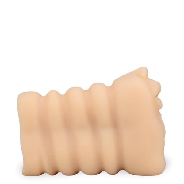 Vaginette - KÄRLEK &amp; VIBRAR - Pocket Munn Vagina Anus - Beige - Onaniprodukt för Män