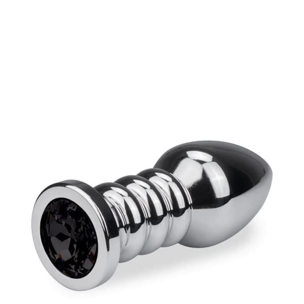 XL ringad rosenknopp anal juvel - 8 färger