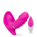 Miniatyrbild 1 av 4: Klitorisstimulator - LOVE &amp; VIBES - Fjärrstyrd - 10 vibrationsfunktioner - Rosa - Enkel hygien