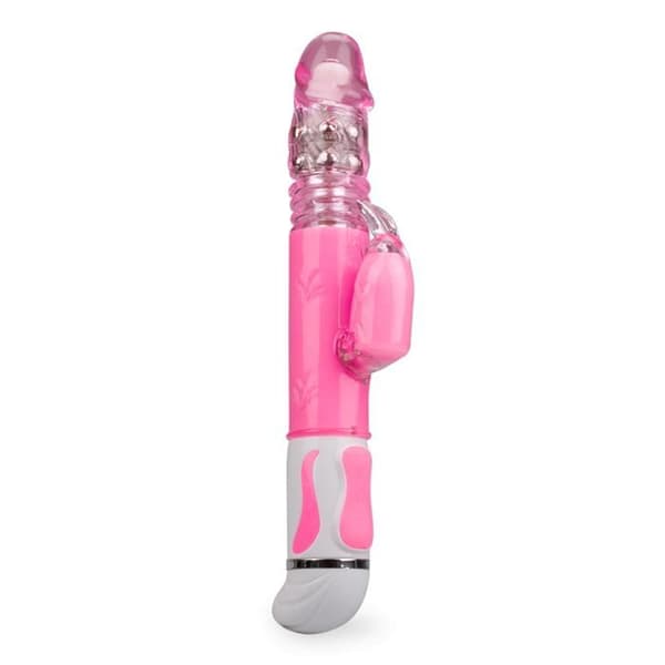 Vibromassör - KÄRLEK &amp; VIBRATIONER - Vibro Kanin Flashy Rotativ XL - Färg: Flickig - Rotationsfunktion - För vuxna