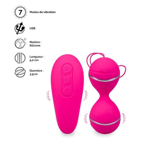Geisha-bollar och vibratorfjärrkontroll Deity