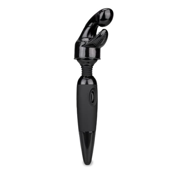 Vibromassör Fantasy Wand svart 2 ändar