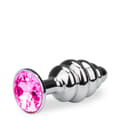 Miniatyrbild 1 av 2: Rosebud Anal Jewel Twisted Small-Rose Quartz Non-Rose Quartz