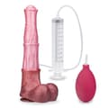 Miniatyrbild 1 av 4: Häst ejakulator sugkopp dildo 32,0cm Rosa
