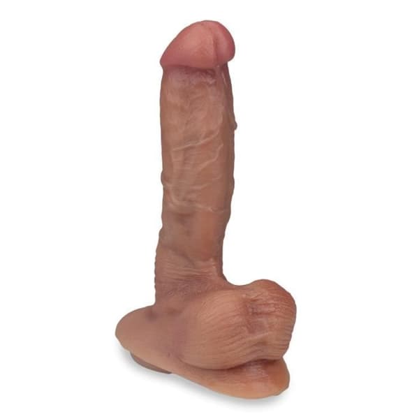 Liten silikon sugdildo Truestyle Micky Dark Skin