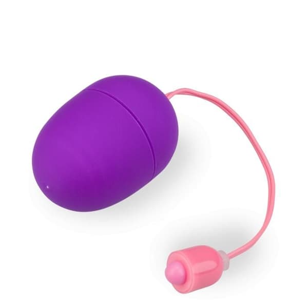 Silikon vibrerande ägg - Wiggle - S Lila - 10 vibrationslägen