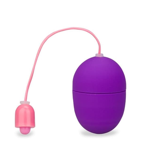 Silikon vibrerande ägg - Wiggle - S Lila - 10 vibrationslägen
