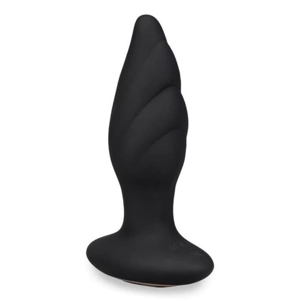 Aïnata Black fjärrstyrd vibrerande analplugg