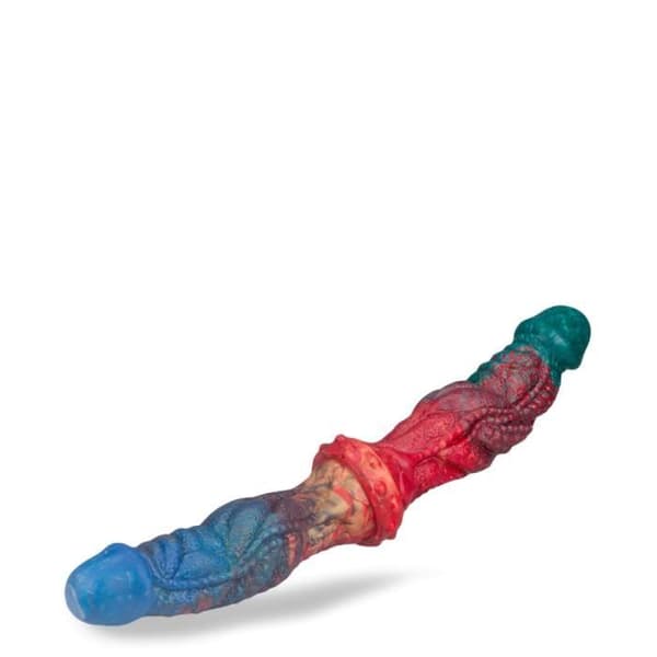 Dubbel utomjordisk dildo Slyvaar Multicolor