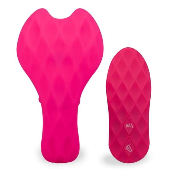 Vibrerande trosor special för cunnilingus och värmande dildo