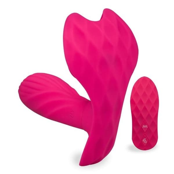Vibrerande trosor special för cunnilingus och värmande dildo