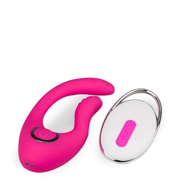 Kurvad klitorisstimulator med 12 lägen USB-magnetisk