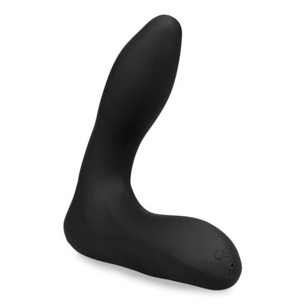 Vibrerande och uppblåsbar prostatastimulator Svart