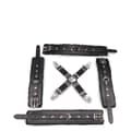 Miniatyrbild 6 av 6: Handbojor och korsband bondage kit