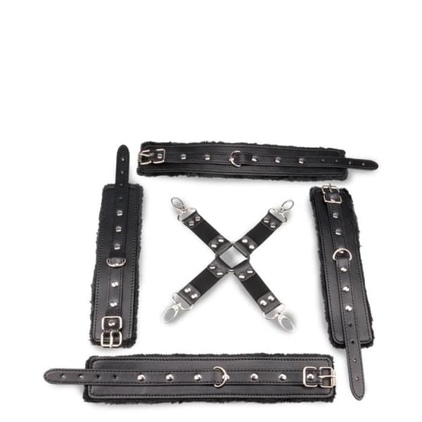 Handbojor och korsband bondage kit