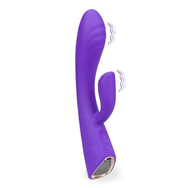 Tiger Dark Purple 18-läges kaninvibrator