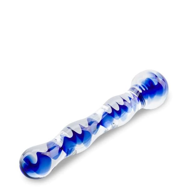 Flood glass dildo - Märke - Modell - Kulor med olika diametrar - Ren och originell design