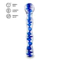 Miniatyrbild 2 av 4: Flood glass dildo - Märke - Modell - Kulor med olika diametrar - Ren och originell design