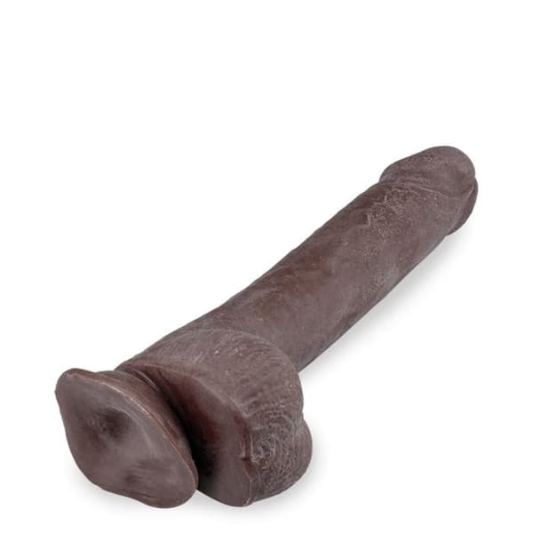 Smidig sugkopp dildo 23,0 cm Real Skin