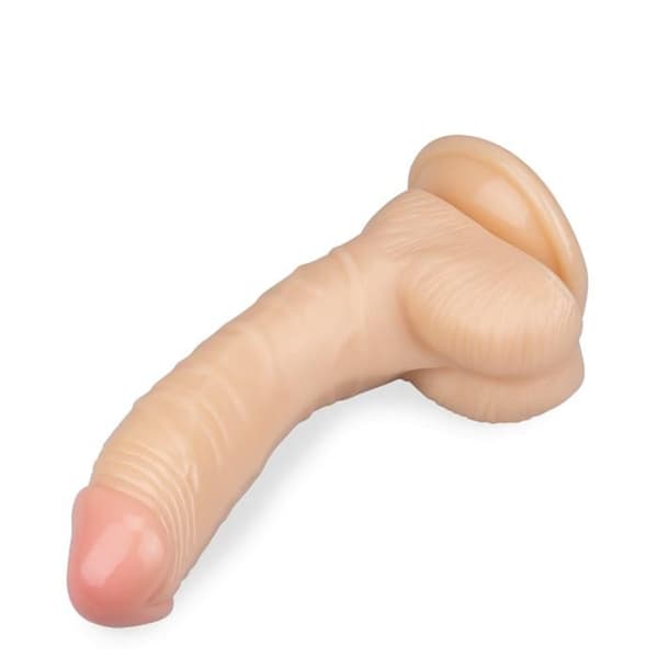 Bobby böjd sugkoppsdildo 16,0cm