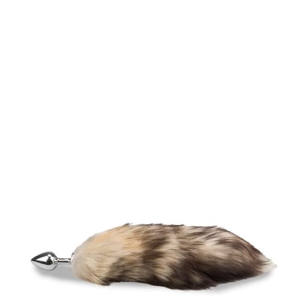 Brun pälsräv svansplugg