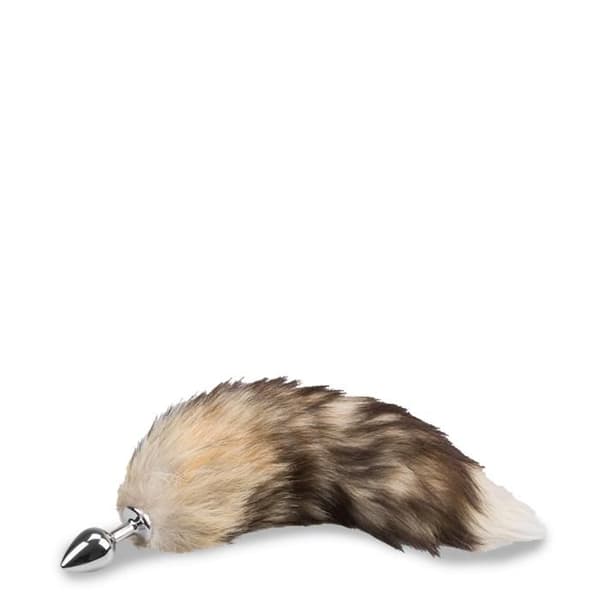 Brun pälsräv svansplugg