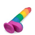 Miniatyrbild 5 av 6: Realistisk sugkoppsdildo 19,0cm Pride