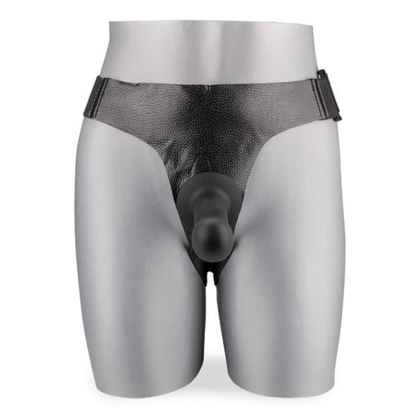 Silikonböjd svart harness 15,0cm