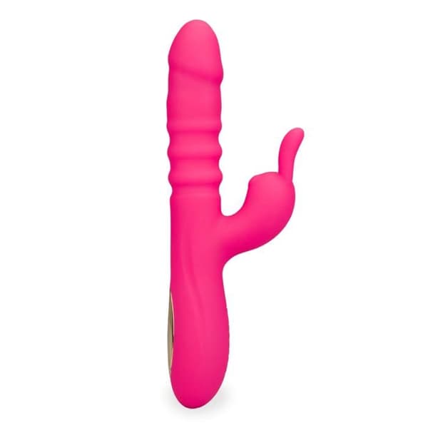 Rabbit vibrator fram och tillbaka och vibrationer Love Zone Fuchsia