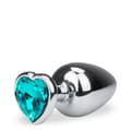 Miniatyrbild 1 av 2: Anal Jewel Rosebud Heart XL Turkos