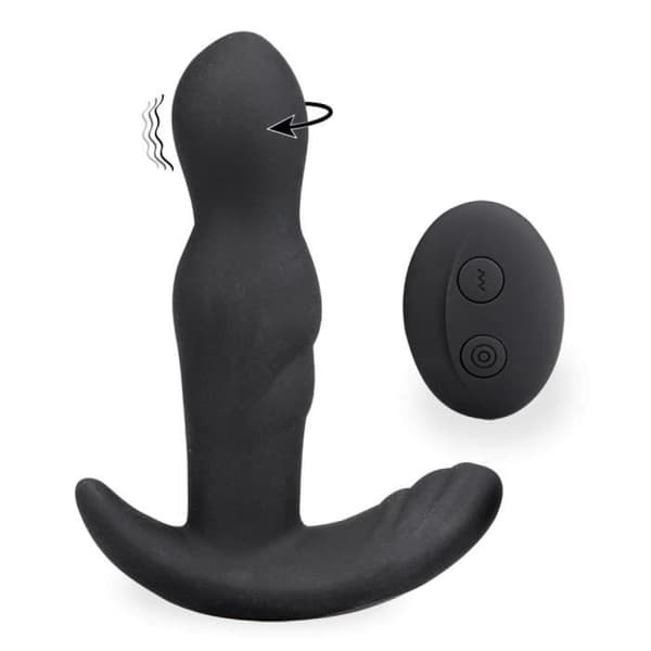 Elma Black vibrations- och massageprostatastimulator