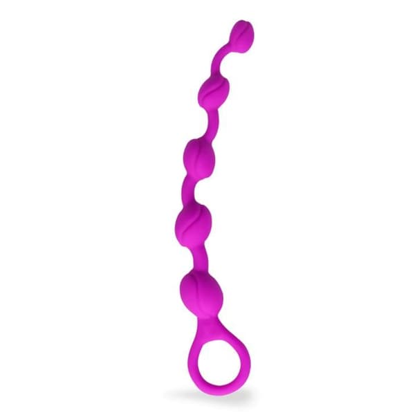 Anal Rosenkrans - LOVE &amp; VIBES - 5 bollar - 100 % silikon - Mjukhet - Anal stimulering
