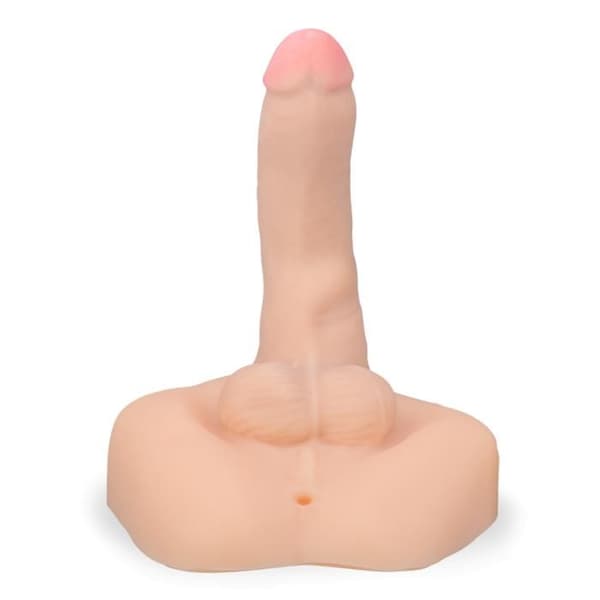 Realistisk roterande vibrerande dildo