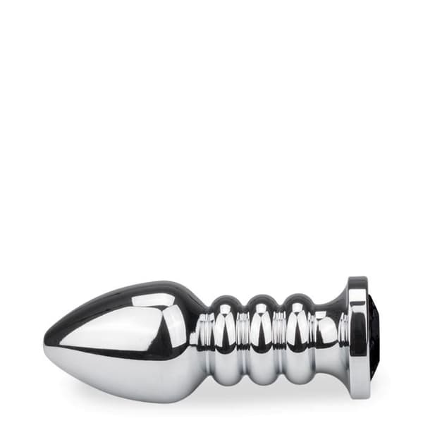 XL ringad rosenknopp anal juvel - 8 färger