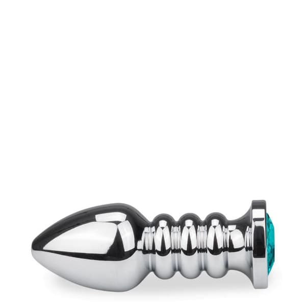 XL ringad rosenknopp anal juvel - 8 färger