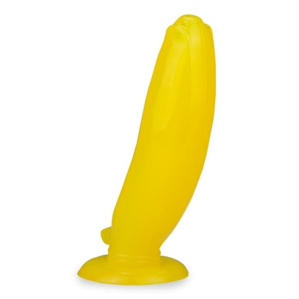 Analplugg - LOVE &amp; VIBES - Banansugkopp - Stor diameter - 3,8 cm - Trevlig design