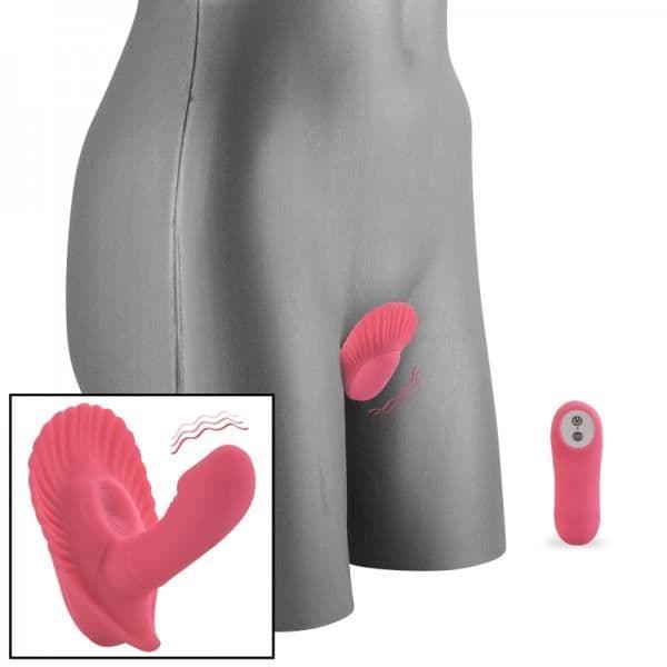 Culotte Vibrant - KÄRLEK &amp; VIBBAR - Snäckvibrator - Silikon - Trådlös Fjärrkontroll - 10 Vibrationsfunktioner