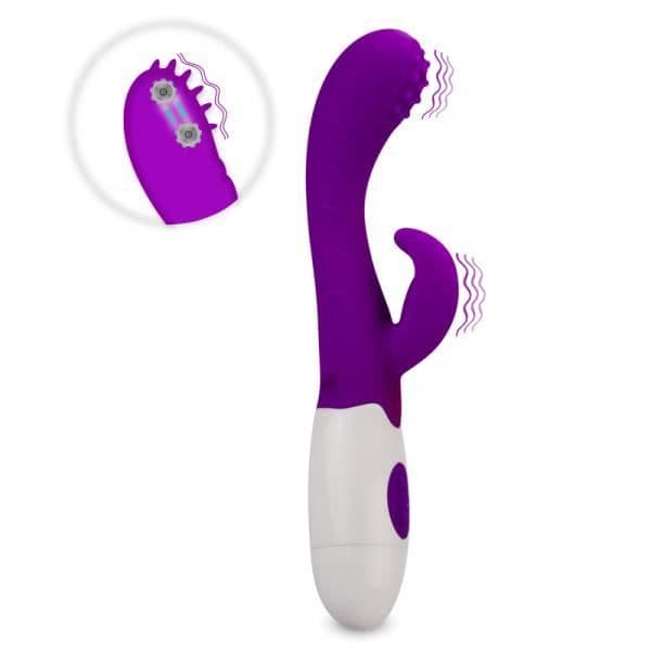 Vibrator - LOVE AND VIBES - Rabbit Point G - Silikon - Ultrakraftig - 7 vibrationslägen