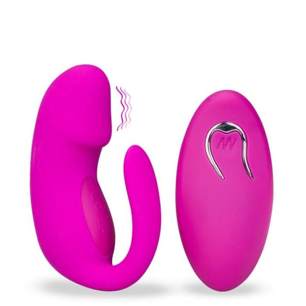 Klitorisstimulatorvibrator med fjärrkontroll