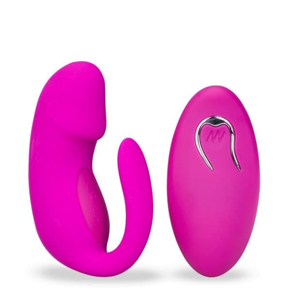Klitorisstimulatorvibrator med fjärrkontroll