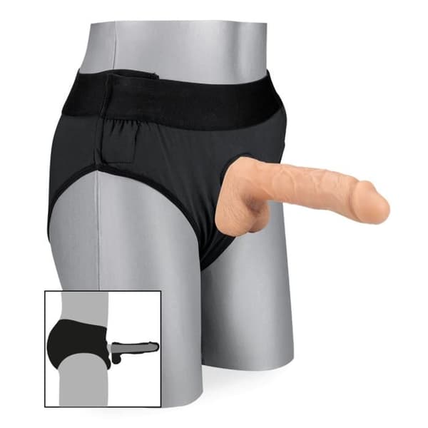 Steven hollow silikon strap-on dildo 21,0cm