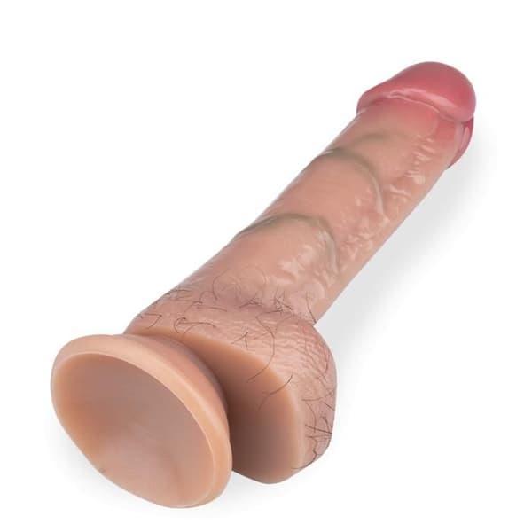 Alvin hårig sugkopp dildo 16,0cm