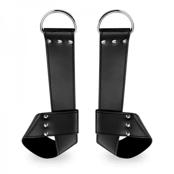 Handledsband Bondage i Läder - Svart
